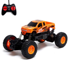 {{photo.Alt || photo.Description || 'УЦЕНКА Джип радиоуправляемый «Пикап», 1:18, работает от батареек, оранжевая'}}