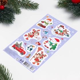 

Декоративные наклейки "Снеговик - 2" 10х16 см