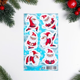Декоративные наклейки "Дед Мороз - 2" 10х16 см