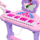 Пианино «Мечта девочки», со стульчиком, зеркалом, микрофоном - фото 3589274