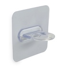 Держатель с клейкой поверхностью ТУНДРА, d=25 мм, 68×68 мм, прозрачный - Фото 22