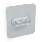Держатель с клейкой поверхностью ТУНДРА, d=25 мм, 68×68 мм, прозрачный - Фото 23