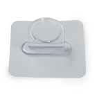 Держатель с клейкой поверхностью ТУНДРА, d=25 мм, 68×68 мм, прозрачный - Фото 25