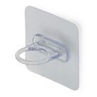 Держатель с клейкой поверхностью ТУНДРА, d=25 мм, 68×68 мм, прозрачный - Фото 30