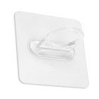 Держатель с клейкой поверхностью ТУНДРА, d=25 мм, 68×68 мм, прозрачный - Фото 16