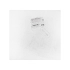 Держатель с клейкой поверхностью ТУНДРА, d=25 мм, 68×68 мм, прозрачный - Фото 20