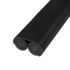 Защита от сквозняка и пыли ТУНДРА, 95х10 см, цвет черный - Фото 3