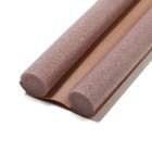 Защита от сквозняка и пыли ТУНДРА, 95х10 см, цвет коричневый - фото 9984775