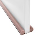 Защита от сквозняка и пыли ТУНДРА, 95×10 см, коричневая - Фото 16