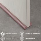 Защита от сквозняка и пыли ТУНДРА, 95×10 см, коричневая - Фото 3