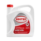 Антифриз Sintec Luxe красный G12+, 5 л - Фото 1