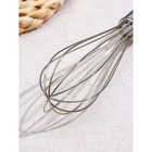 Венчик для взбивания Доляна «Стандарт», 21×4.5 см, нержавеющая сталь - Фото 3