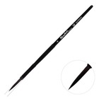 Кисть Синтетика, имитация Белки, круглая, Roubloff серия Black round № 4, ручка короткая чёрная, покрытие обоймы soft-touch - Фото 1