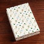 Коробка новогодняя подарочная сборная крышка - дно, «Зайки», 21?15?5.7 см (комплект 5 шт) - фото 28138253