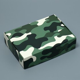 Коробка складная «Хаки», 21 × 15 × 5 см