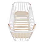 Кровать детская Polini kids Simple 350, белый-натуральная - Фото 5