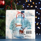 Салфетки бумажные "Art Bouquet" Новогодний шар, 3 слоя,33x33, 20 листов - фото 61024564