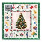 Салфетки бумажные Art Bouquet «Новогодняя сказка на белом», 3 слоя, 33×33 см, 20 шт. - Фото 2