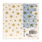 Салфеткии бумажные новогодние «Созвездие», 3 слоя, 33x33 см, 20 шт - Фото 3