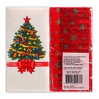 Салфетки бумажные «Новогодняя ель», 2 слоя, 20 шт. - Фото 3