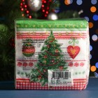 Салфетки бумажные Desna Design «Новогодняя ель», 1 слой, 24×24 см, 40 шт. - Фото 2