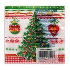 Салфетки бумажные Desna Design «Новогодняя ель», 1 слой, 24×24 см, 40 шт. - Фото 3