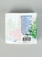 Салфетки новогодние бумажные «Снегурочка», 1 слой, 24×24 см, 40 шт. - Фото 4