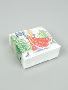 Салфетки новогодние бумажные «Снегурочка», 1 слой, 24×24 см, 40 шт. - Фото 5