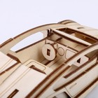 Конструктор из дерева «Спортивная машина», 19.1×8.1×5.8 см, в комплекте краски, кисточка и наждачная бумага - Фото 4