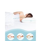 Анатомическая подушка для сна на боку, размер 60х40 см, с эффектом памяти - Фото 4