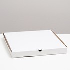Упаковка для пиццы, белая, 33 х 33 х 4 см, набор 10 шт. - фото 9985553
