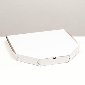 Упаковка для пиццы, белая, 42 х 42 х 4,5 см, набор 10 шт,