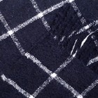 Плед Palermo 140х200 см, тёмно синий-белый, шерсть 20%, пан 40%, полиэстер 40% - фото 21776609