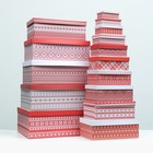 Набор коробок подарочных 15 в 1 "Скандинавия", 46,6 х 35,2 х 17.5- 12 х 7 х 4 см - Фото 2