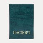 Обложка для паспорта, цвет зелёный - фото 280737246