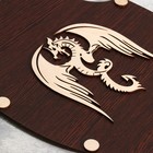 Сувенир деревянный "Щит. Дракон" - Фото 3
