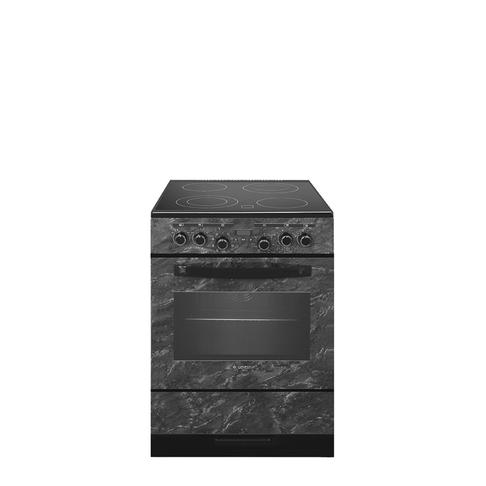 Плита GEFEST 6560-03 0053, электрическая, 4 конфорки, 55 л ...