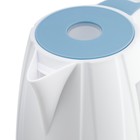 Чайник электрический Vitek VT-7031 W, пластик, 1.7 л, 2200 Вт, бело-голубой - Фото 3