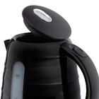 Чайник электрический Vitek VT-1174 MC, пластик, 1.7 л, 2200 Вт, чёрно-серебристый - фото 51336331