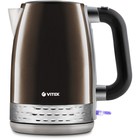 Чайник электрический Vitek VT-7066, металл, 1.7 л, 2200 Вт, цвет бронза - фото 299220284