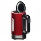 Чайник электрический Scarlett SC-EK21S77, металл, 1.7 л, 2200 Вт, регулировка t°, красный - фото 51357004 Чайник электрический Scarlett SC-EK21S77, металл, 1.7 л, 2200 Вт, регулировка t°, красный - фото 51357004