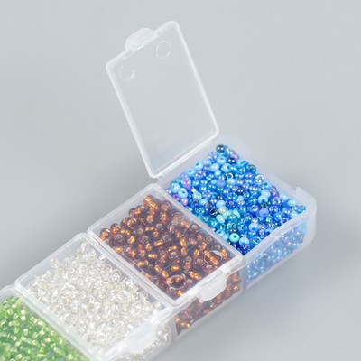 Бисера Preciosa Чехия, 7 цветов, 90 г