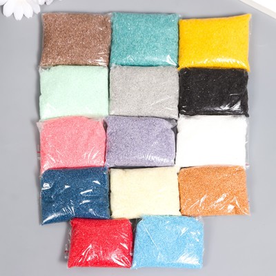 Набор цветного песка в банке МИКС (14 цветов х 80гр.)