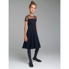 Платье с верхом из сетки, рост 158 см - Фото 2