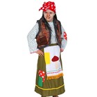 Карнавальный костюм «Баба-Яга дремучая», р. M, рост 128-134 см - фото 9986019
