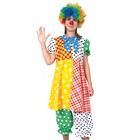 Карнавальный костюм «Клоунесса Клуня», без ботинок, р. 46-48, рост 165 см - фото 4787349