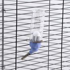 Поилка для грызунов, 80 мл, крепление-пружинка, синяя - Фото 4