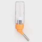 Поилка для грызунов, 80 мл, крепление-пружинка, оранжевая - Фото 2