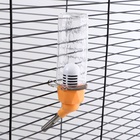 Поилка для грызунов, 80 мл, крепление-пружинка, оранжевая - Фото 5