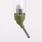 Поилка для грызунов, 80 мл, крепление-пружинка, зелёная - Фото 4